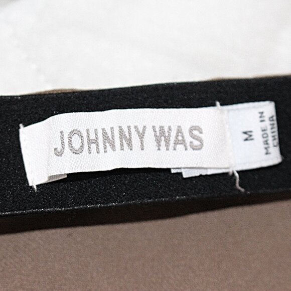 Johnny Was - Crinkle Satin Asymmetric Maxi Skirt in Smoldering Grey, size Medium - Picture 3 of 12